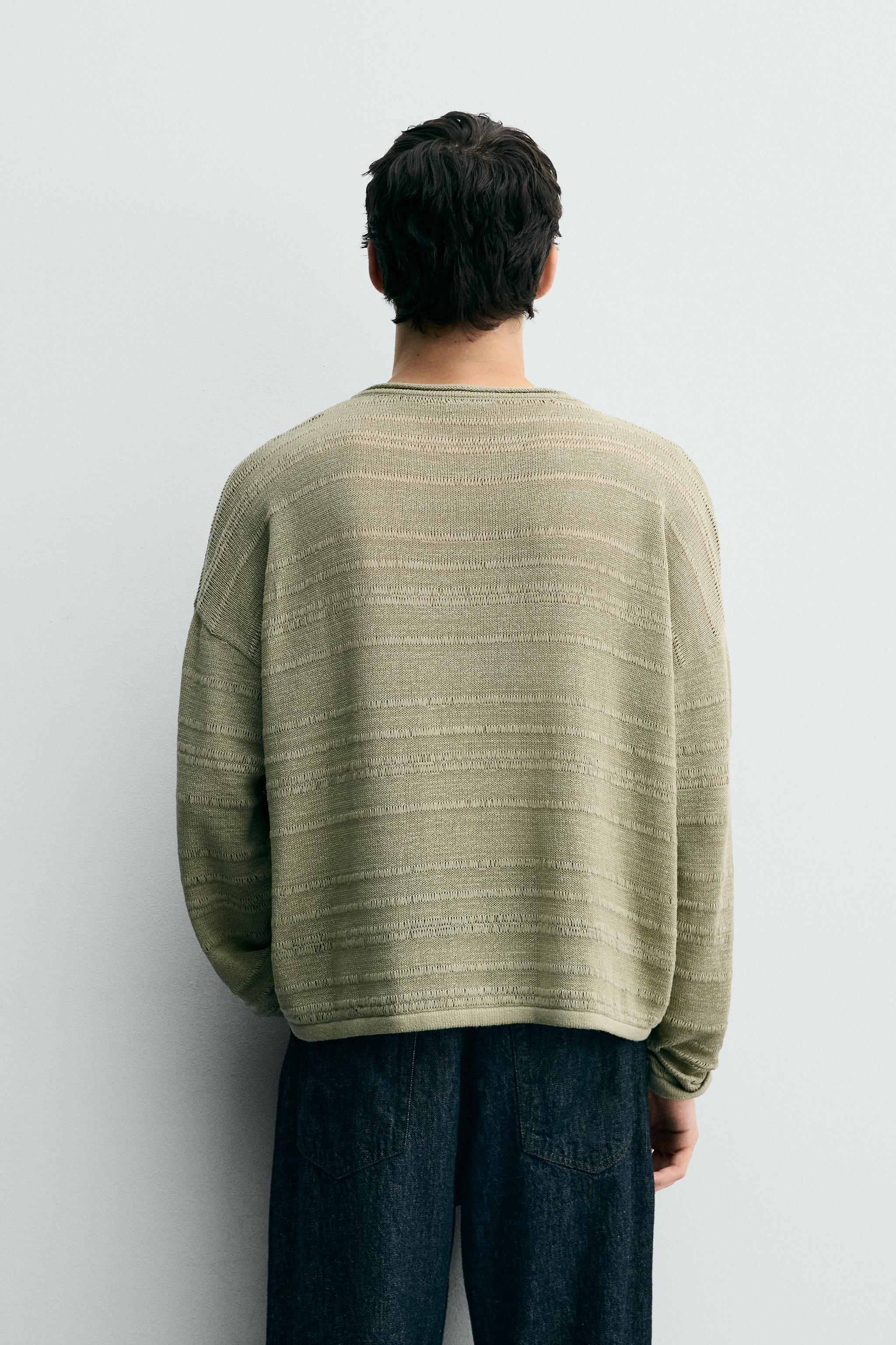 STRIPED JACQUARD SWEATER
